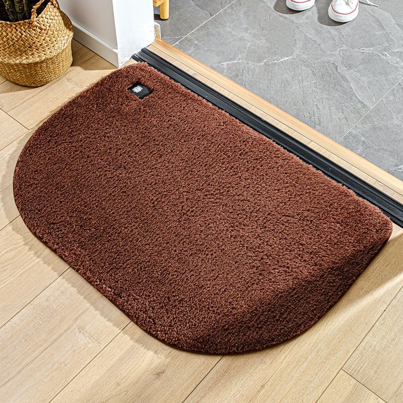 YONUO Bathroom non-slip mat absorbent bathroom floor mat thickened solid color fluff household floor mat bathroom carpet