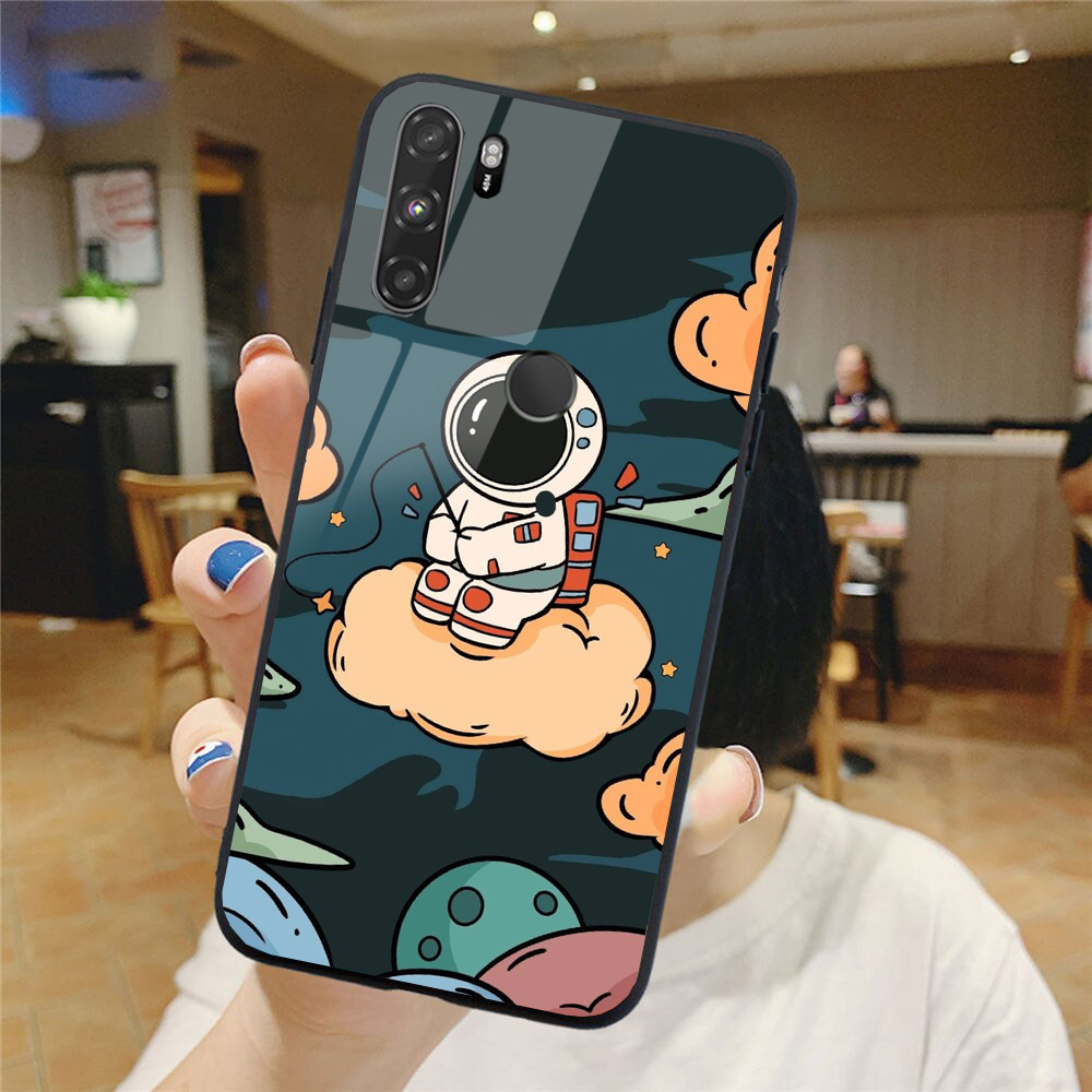 Ốp Lưng VSMART ACTIVE 3 mặt kính cao cấp phi hành gia