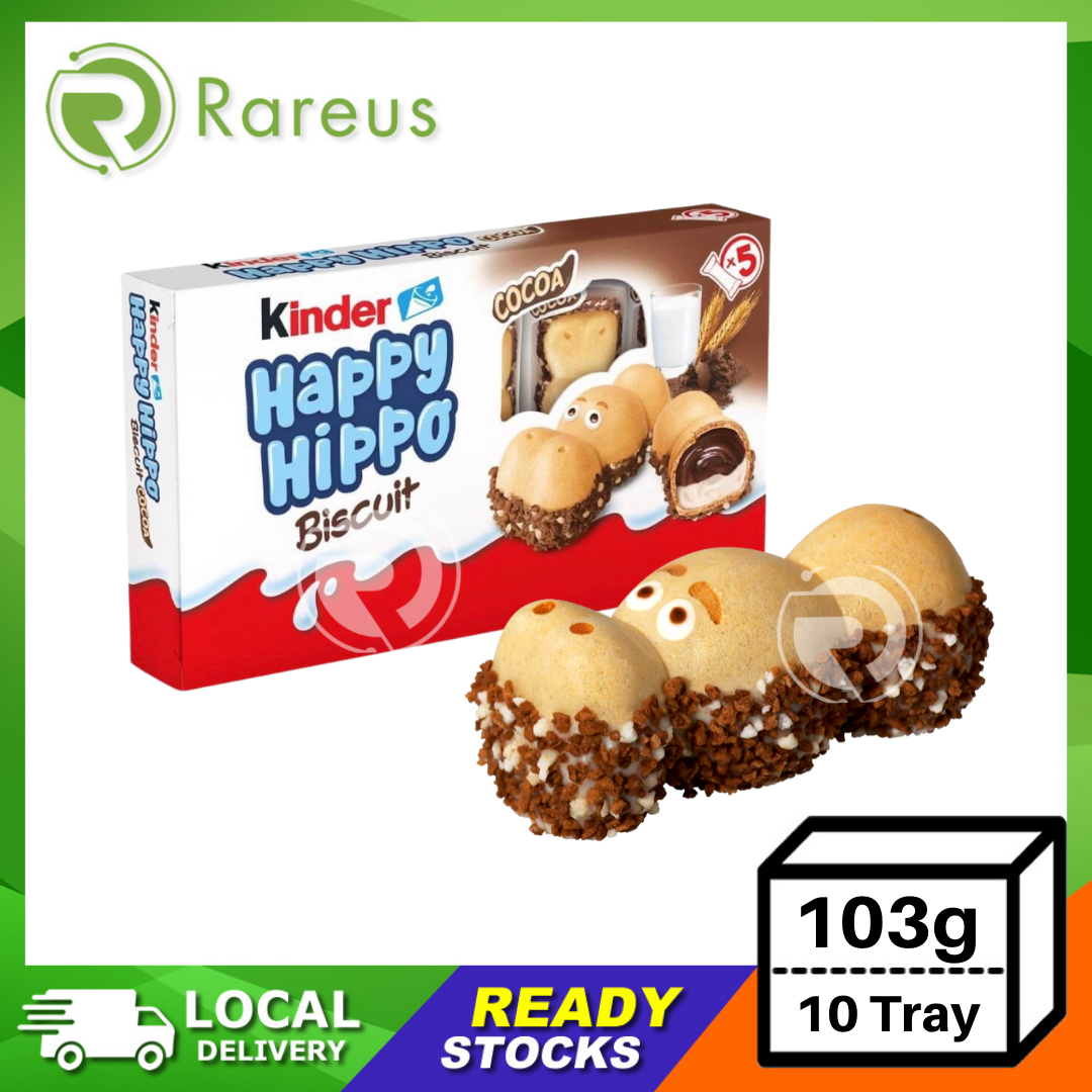 Happy Hippo Cocoa Biscuits 103g (Kinder)