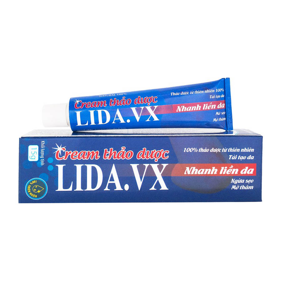 LIDA.VX Kem Thảo Dược Mau Liền Da