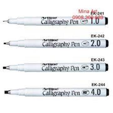 Bộ bút thư pháp Calligraphy ngòi 1.0 đến 4.0mm