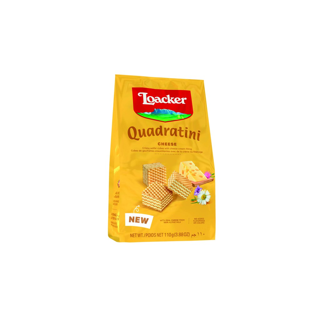 Loacker Quadratini Sponge Cake, 125Gr Pack