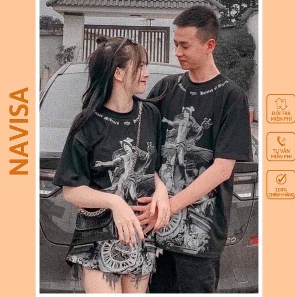 [SIÊU PHẨM ] Áo Miken Chữ Vòng Cổ Siêu Hot A78