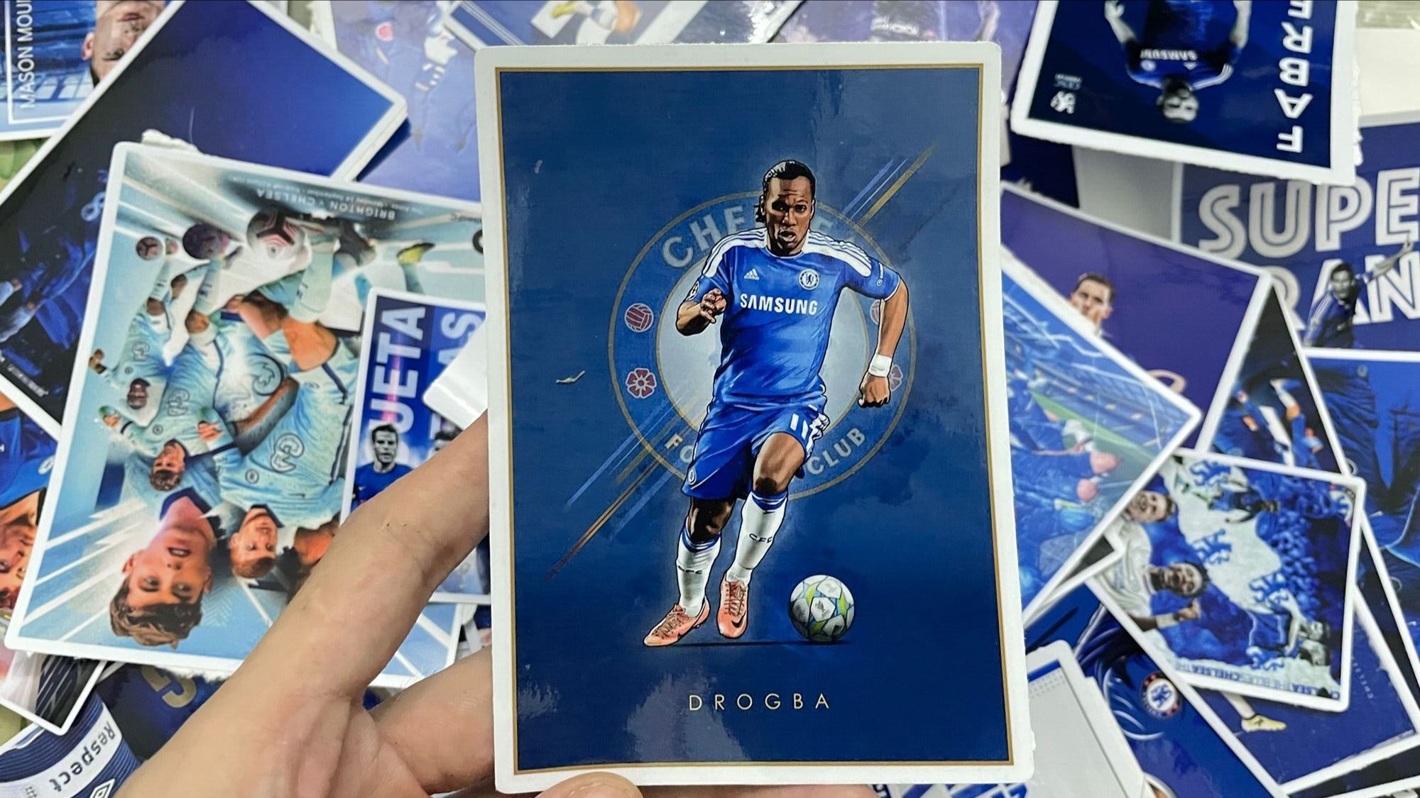 Set 40 hình dán STICKER trang trí CLB CHELSEA