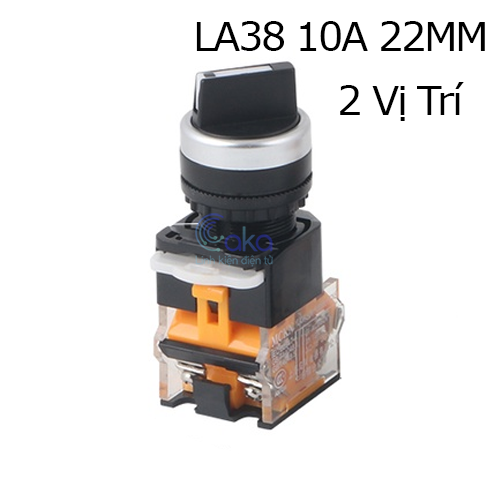 Công Tắc Xoay Tủ Điện LA38 2-3 Vị Trí Phi 22 Cho Điều Khiển