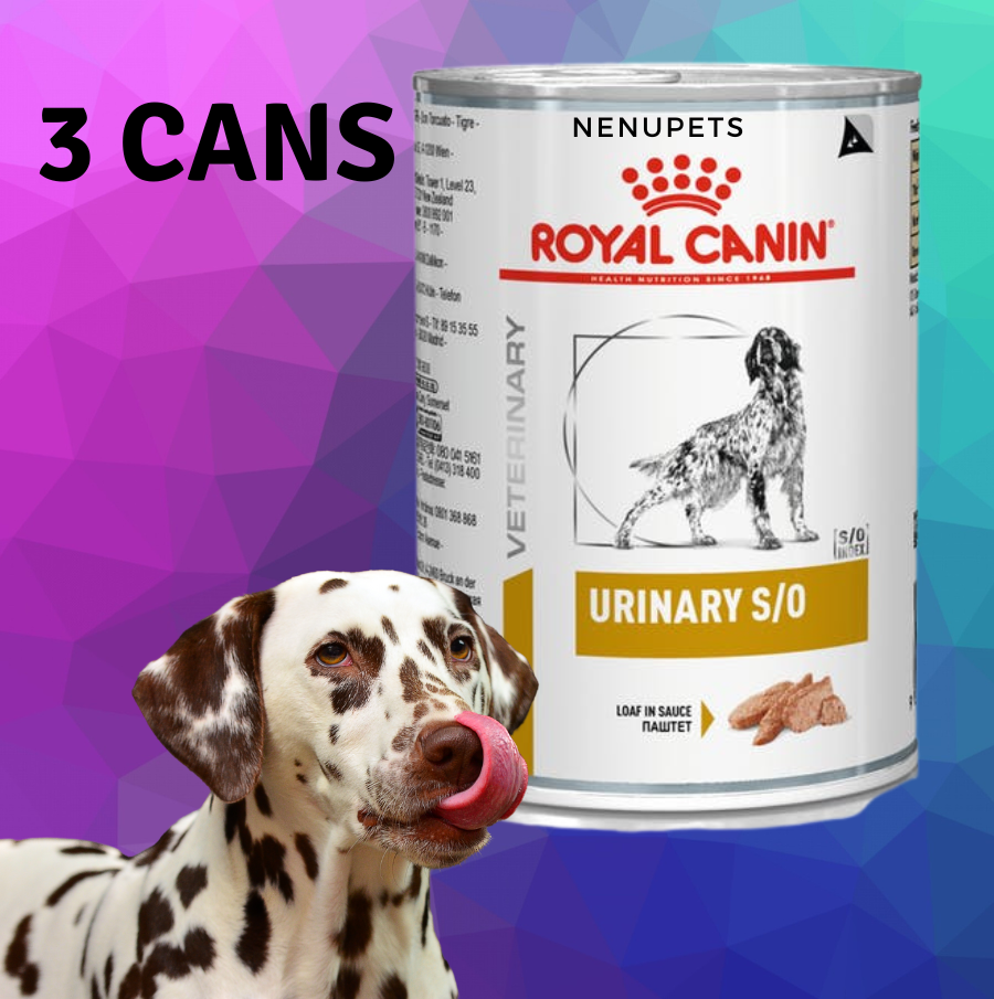 Royal Canin Urinary S/O Dog Can Food 410gram X 3 cans Lazada