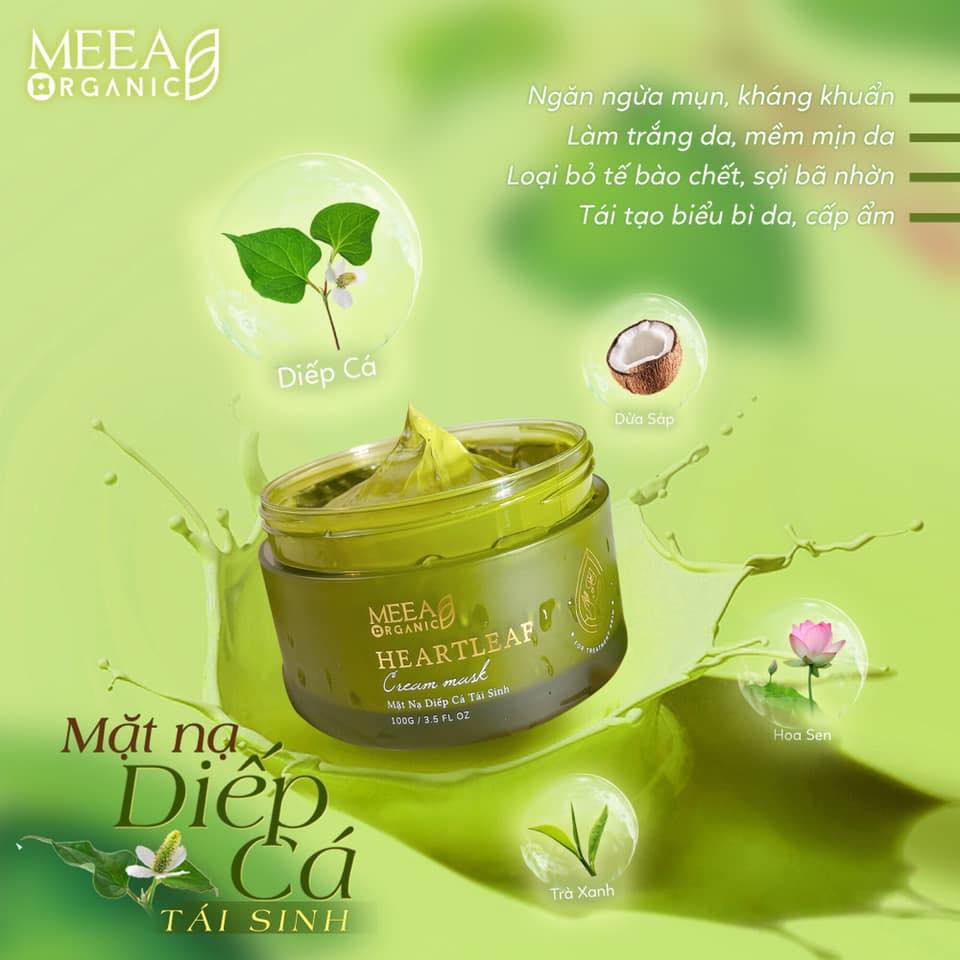 Mặt nạ Diếp Cá Tái Sinh MeeA 120g