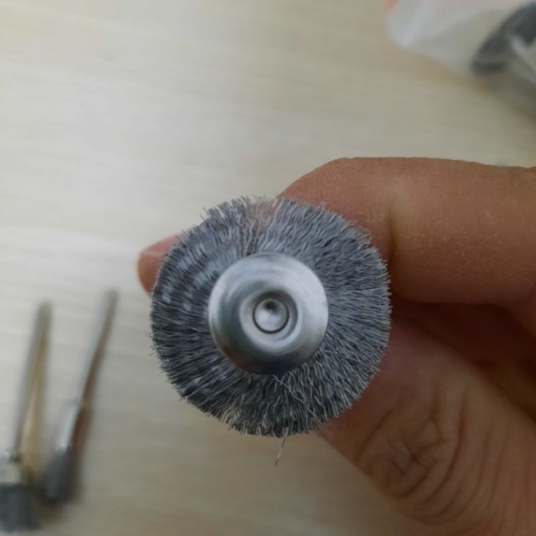 Chổi sắt mài đánh gỉ cho máy mài khoan mini cầm tay