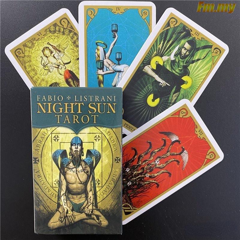 Night Sun Tarot Cards Divination Deck English Card Game