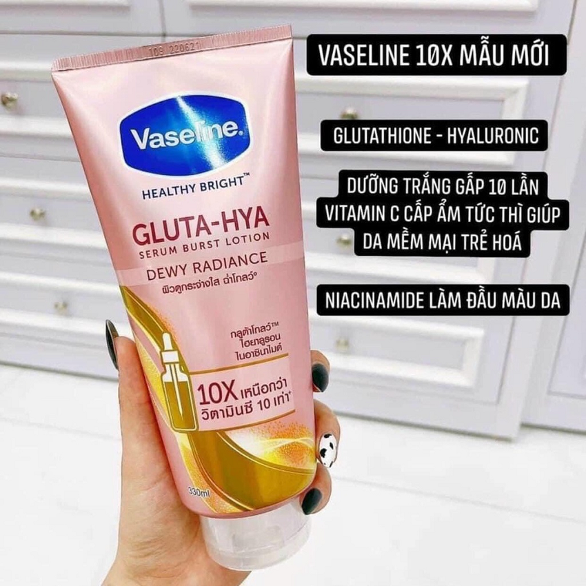 [HCM]Dưỡng thể Vaseline 50x SPF 50++ 320ml thái lan