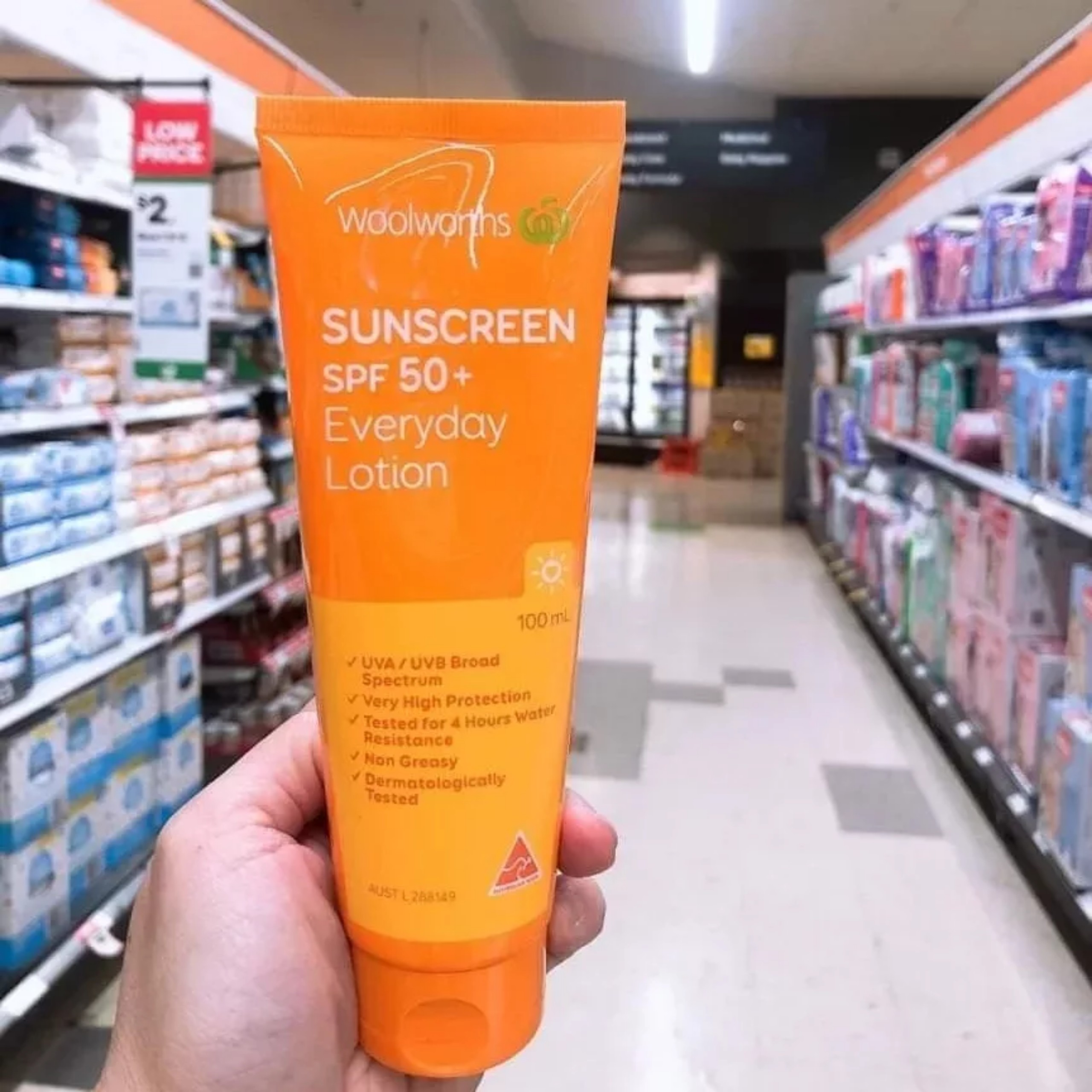 Kem chống nắng Woolworths Everyday Sunscreen SPF 50+