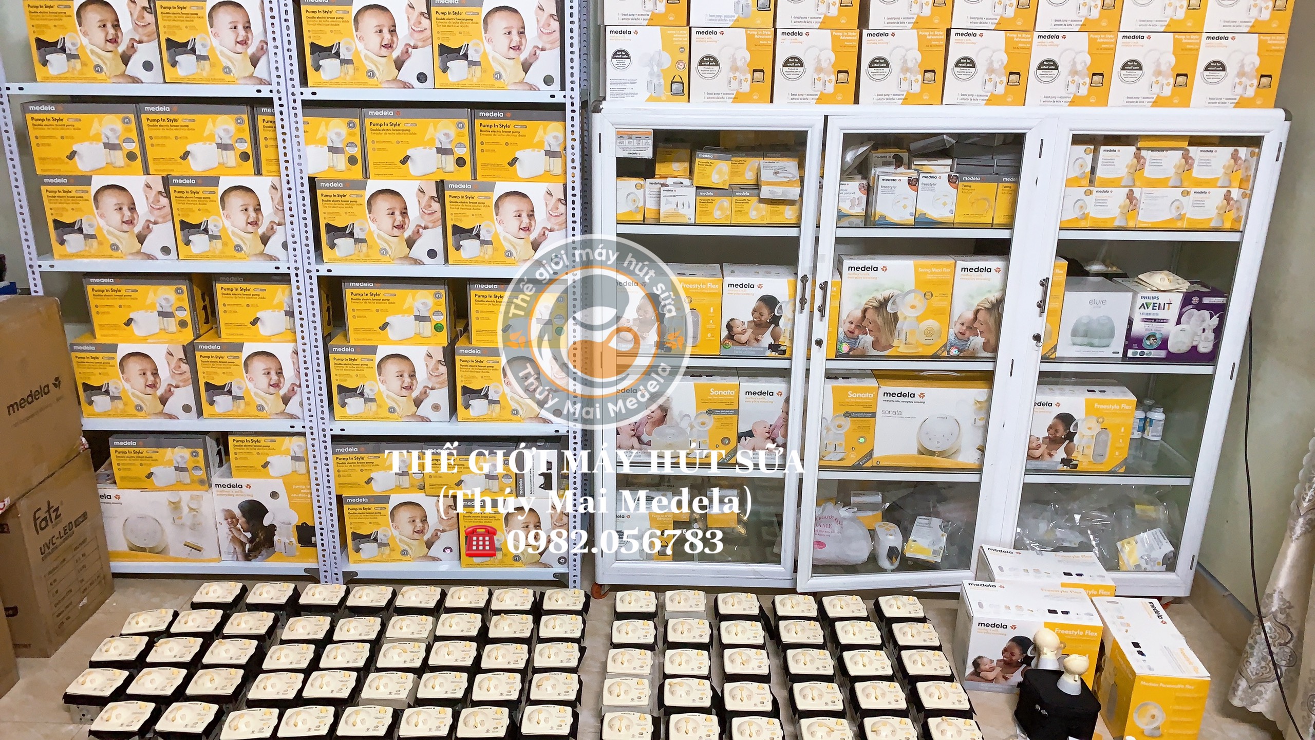 Máy hút sữa Medela Maxflow bộ Full nguyên tem [Nhập Mỹ]
