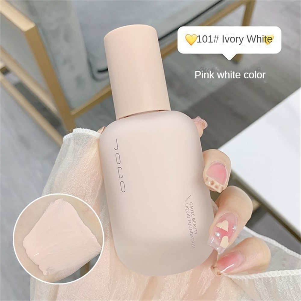 Ypass JOCO creamy liquid foundation Matte Liquid Foundation Cream Smooth Long Wear Oil-Control Face Foundation Full Coverage Concealer Waterproof Contour Makeup