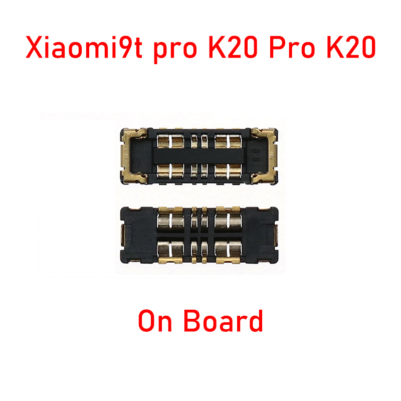 NEW 【7efc9af3】2PCS Inner FPC Battery Connector Clip Contact For XiaoMi Mi 9t Pro K20Pro K20 Poco F2 Pro Redmi Note 9 Pro Pro. 