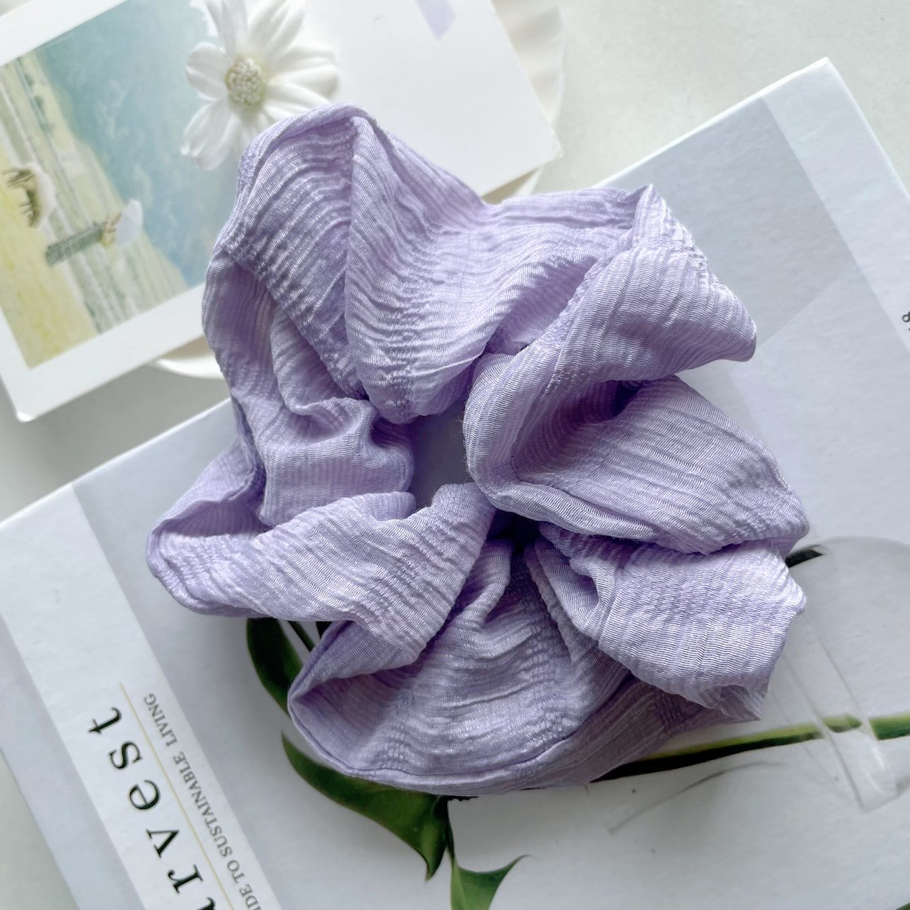 Cột tóc Linen Hairband Hàn Quốc