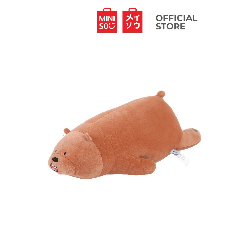 Gấu bông nằm Miniso x We Bare Bears Ice Bears
