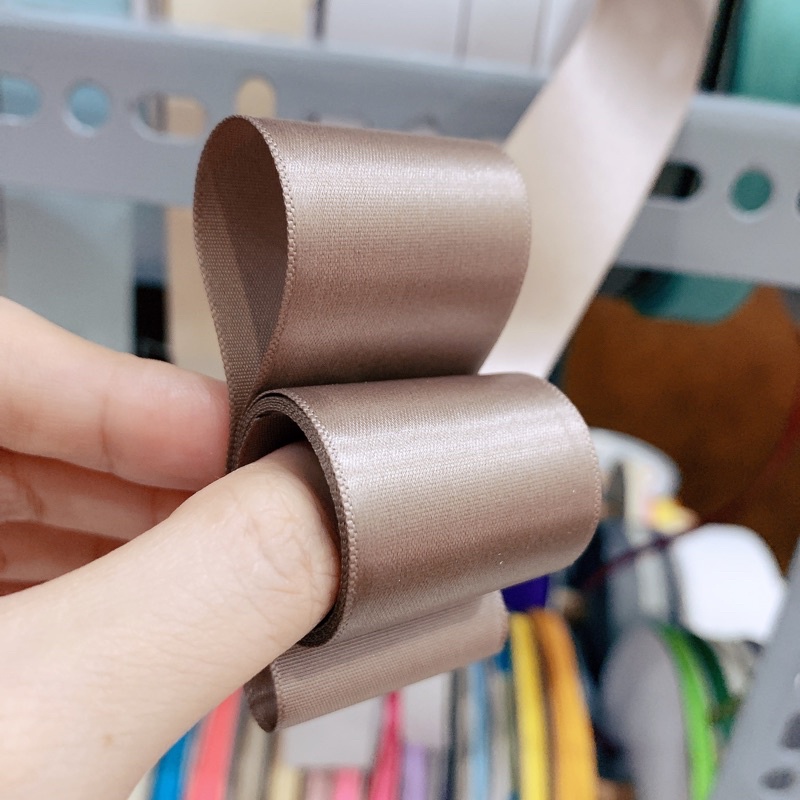 Ruy băng lụa 4cm nhiều màu 1m