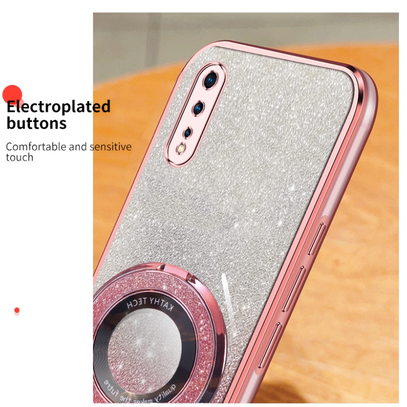 Phone cover vivo Y28 4G case Fashionable Frosted Silicone Soft Dustproof Bracket Adsorb For Vivo Y28 cases. 