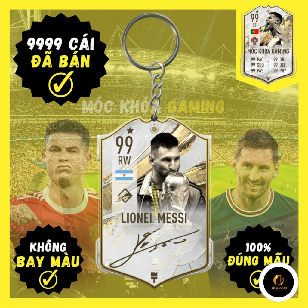 Móc Khóa Messi Signature ICON