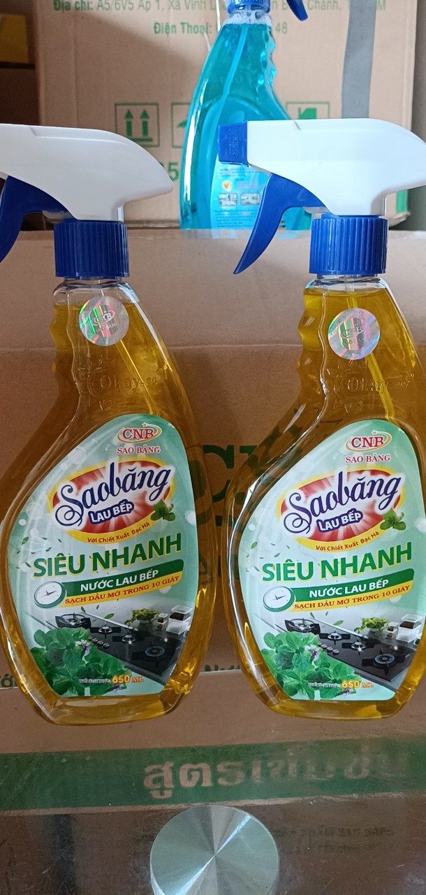 nước lau bếp sao băng - cao cấp