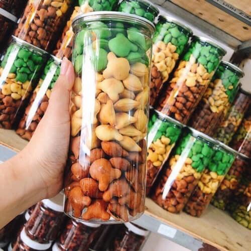 [HCM] [ 700.Gram ] BÁNH GẤU 3 loại NHÂN KEM MIX 3 SOCOLA - CHÙM NGÂY