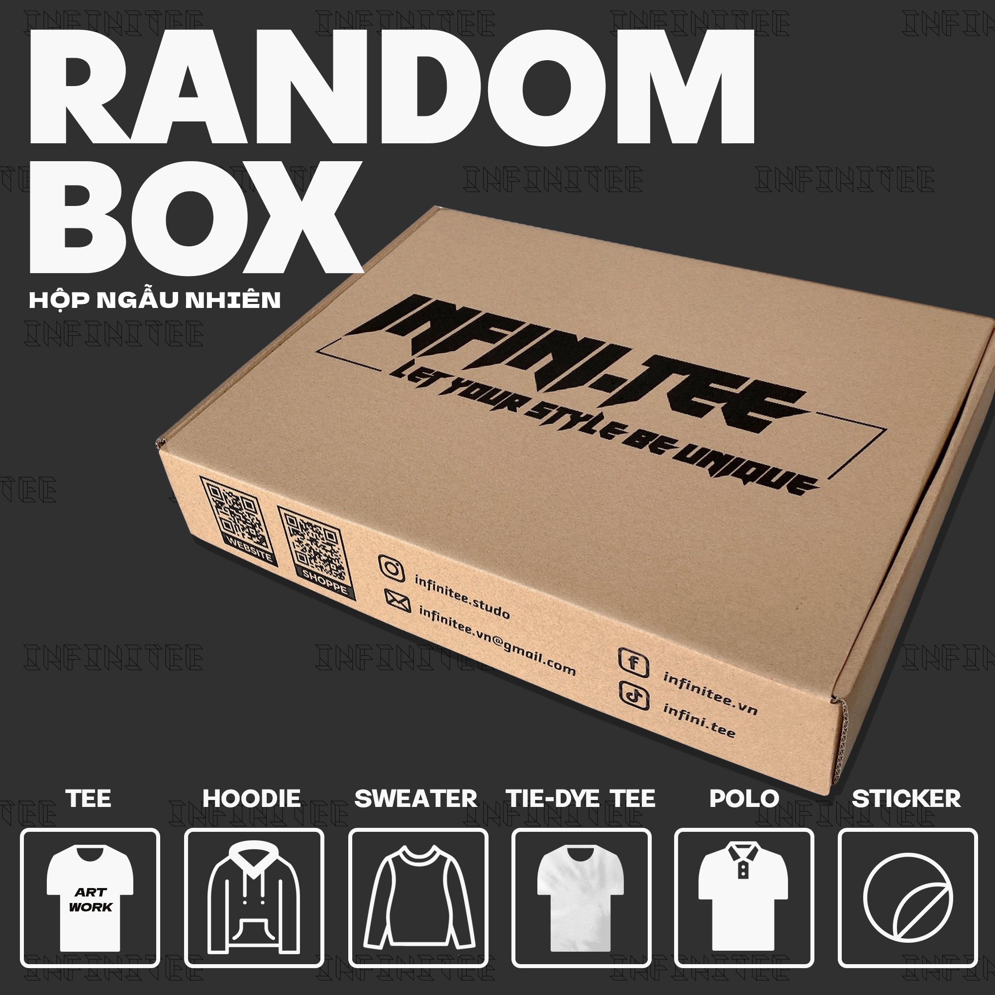 Hộp ngẫu nhiên INFINITEE - Radom Box