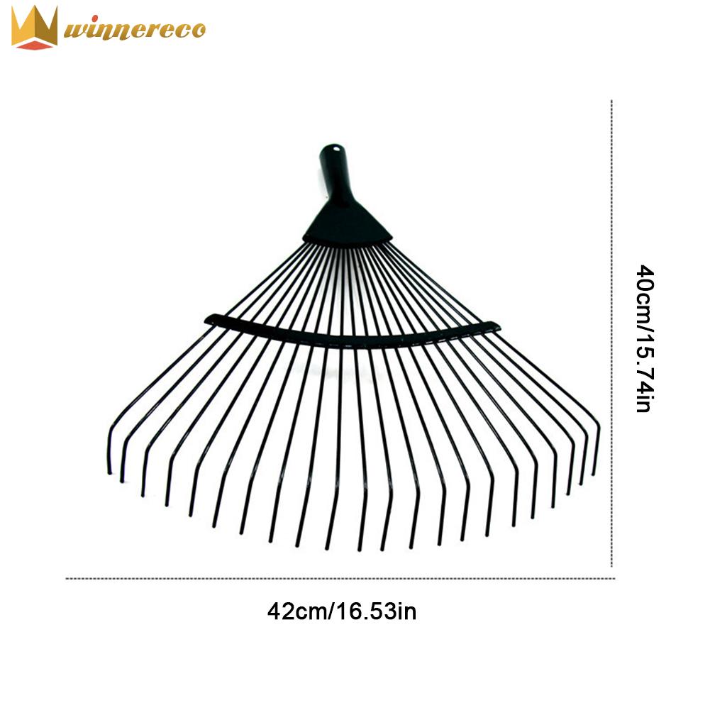 [winnereco] Garden Leaf Rake Head Replacement 22 Teeth Grass Rake Head