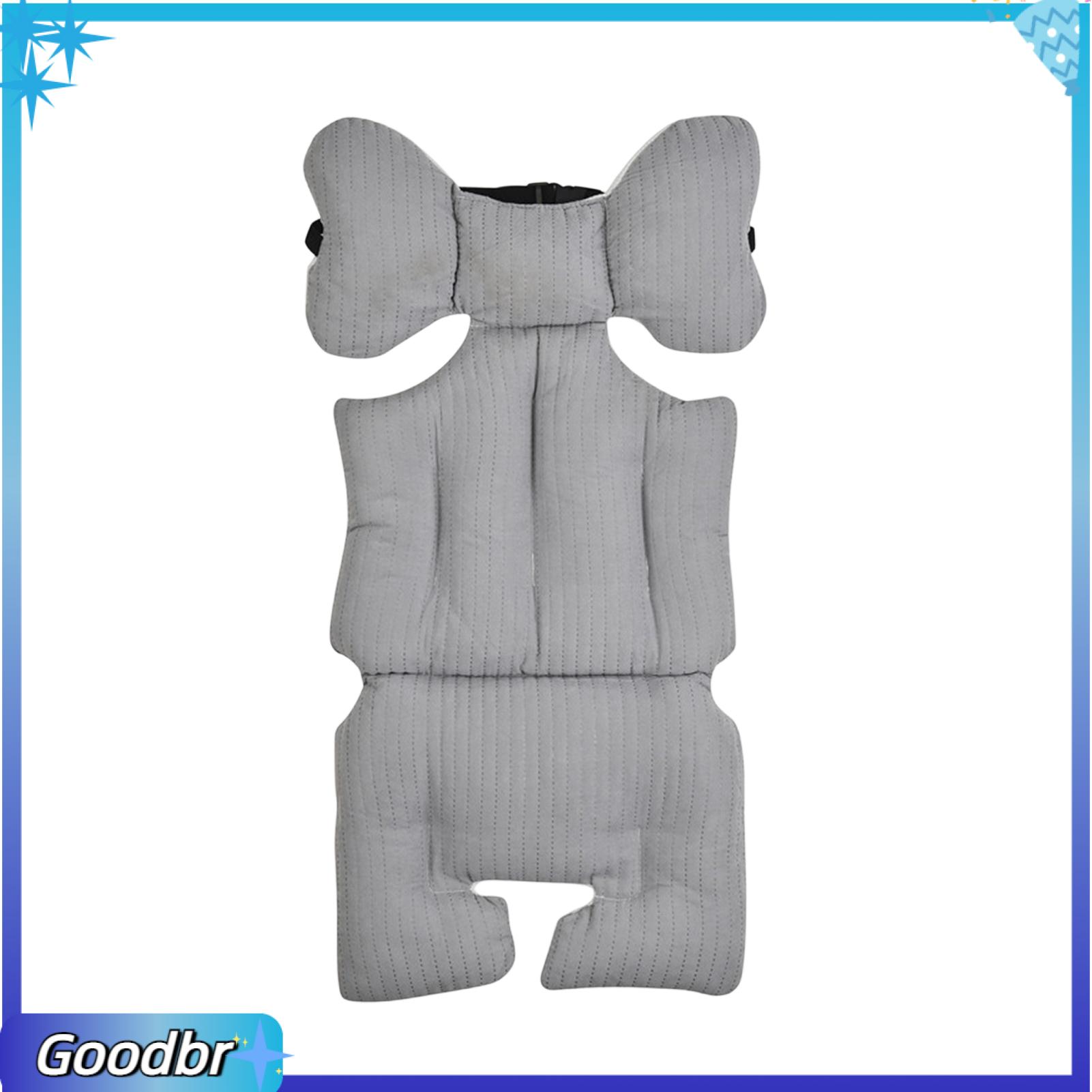 Goodbro Pp Cotton Filled Cushion Infant Seat Padding Soft and Comfortable Baby Seat Cushion for Strollers Car Seats and Pushchairs Reversible Design for Head and Body Support Ideal for Newborns and Toddlers