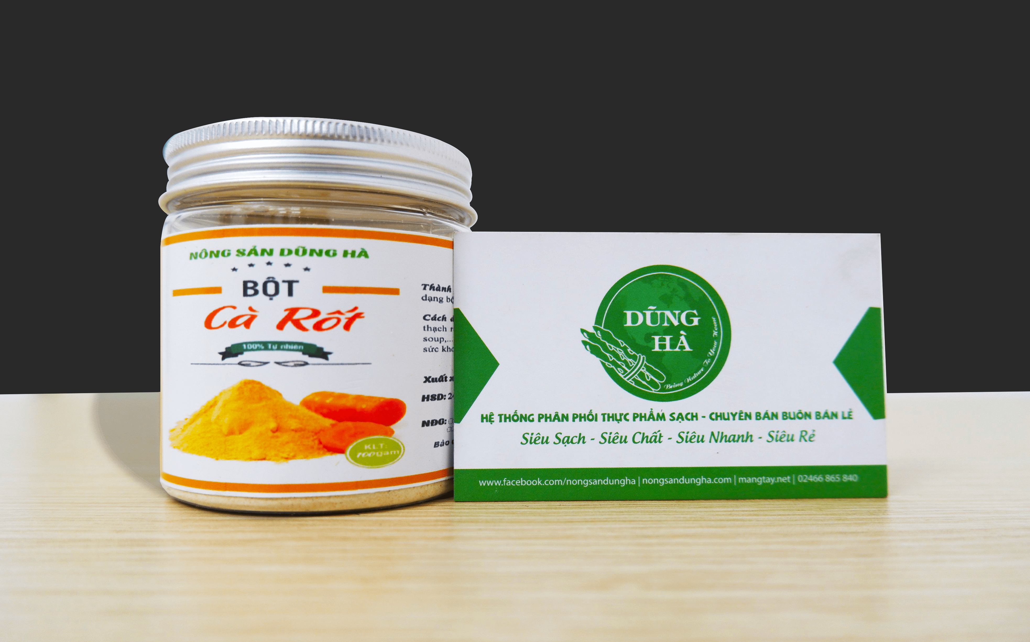 Bột cà rốt nguyên chất hảo hạng loại 1