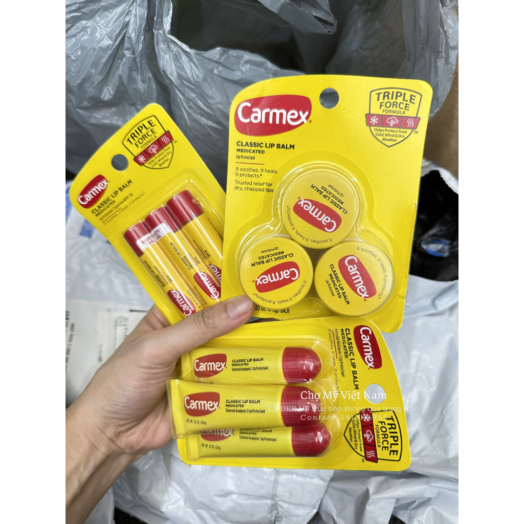 NHẬP MỸ - SON DƯỠNG CAMEX DẠNG TUÝP, THỎI ORIGINAL