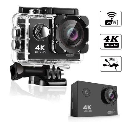 Camera Hanh Trinh Gia Re, Camera Thể Thao Eken- Camera 4K Ultra Hd Wifi, Phiên Bản Mới Nhất 4.0, Kết Nối Smartphone Bằng Ứng Dụng, Bh 1 Đổi 1 Trong 12 Tháng