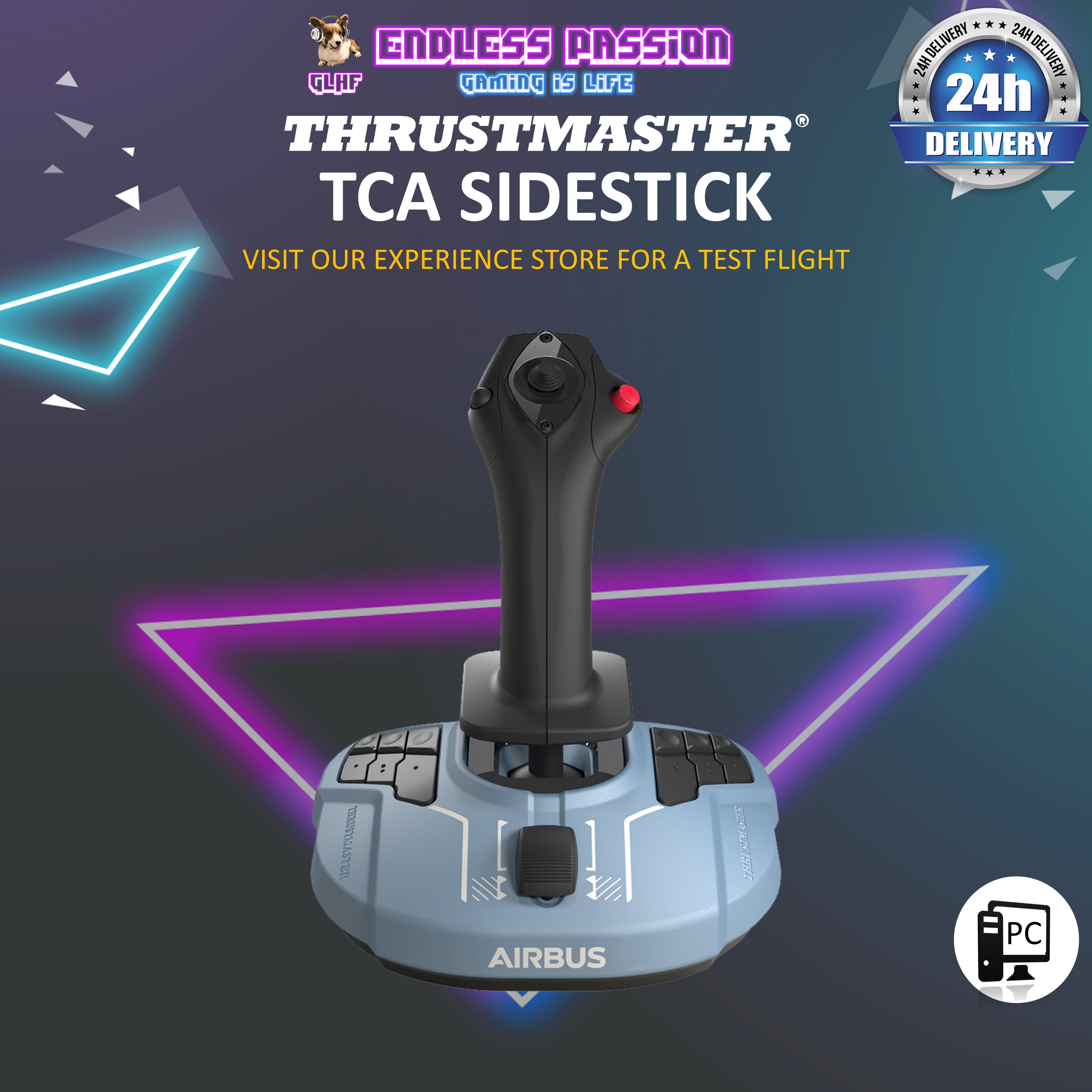 Thrustmaster TCA AIRBUS ジョイスティック ろ スラストレバー