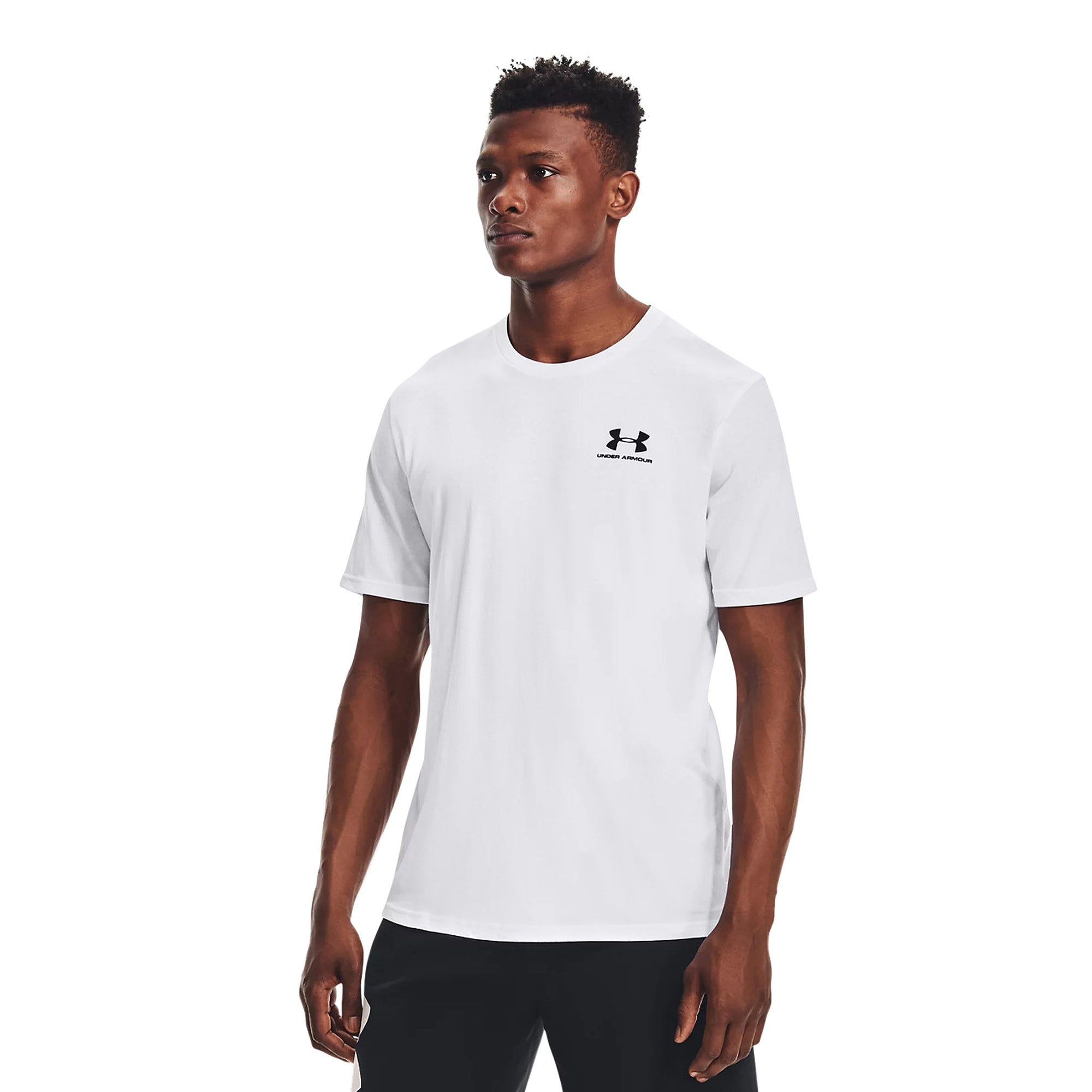 Under armour áo thun tay ngắn thể thao nam sportstyle left chest 1326799-100 ntt4