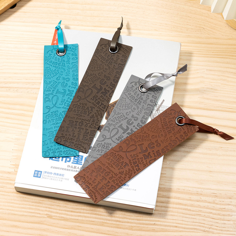 Mini Corner Page Marker Teacher Gift Bookmark Student Reading Labels Creative Bookmarks Leather Bookmark