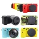 Silicone Armor Skin Case Camera Bag Body Cover Protector for Sony Alpha A6000 A6100 A6300 A6400 A6500 A6600 A5100 A5000 Cameras. 