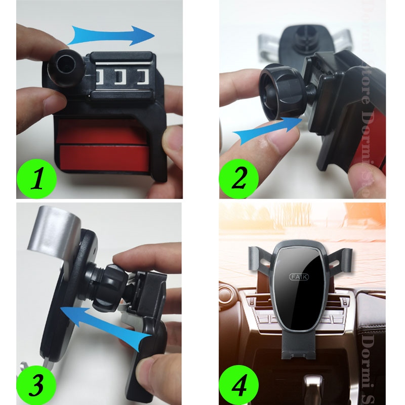 Holder For Tiguan 5N 2009 2016 Degree Rotating GPS Mount Support Bracket Accessories