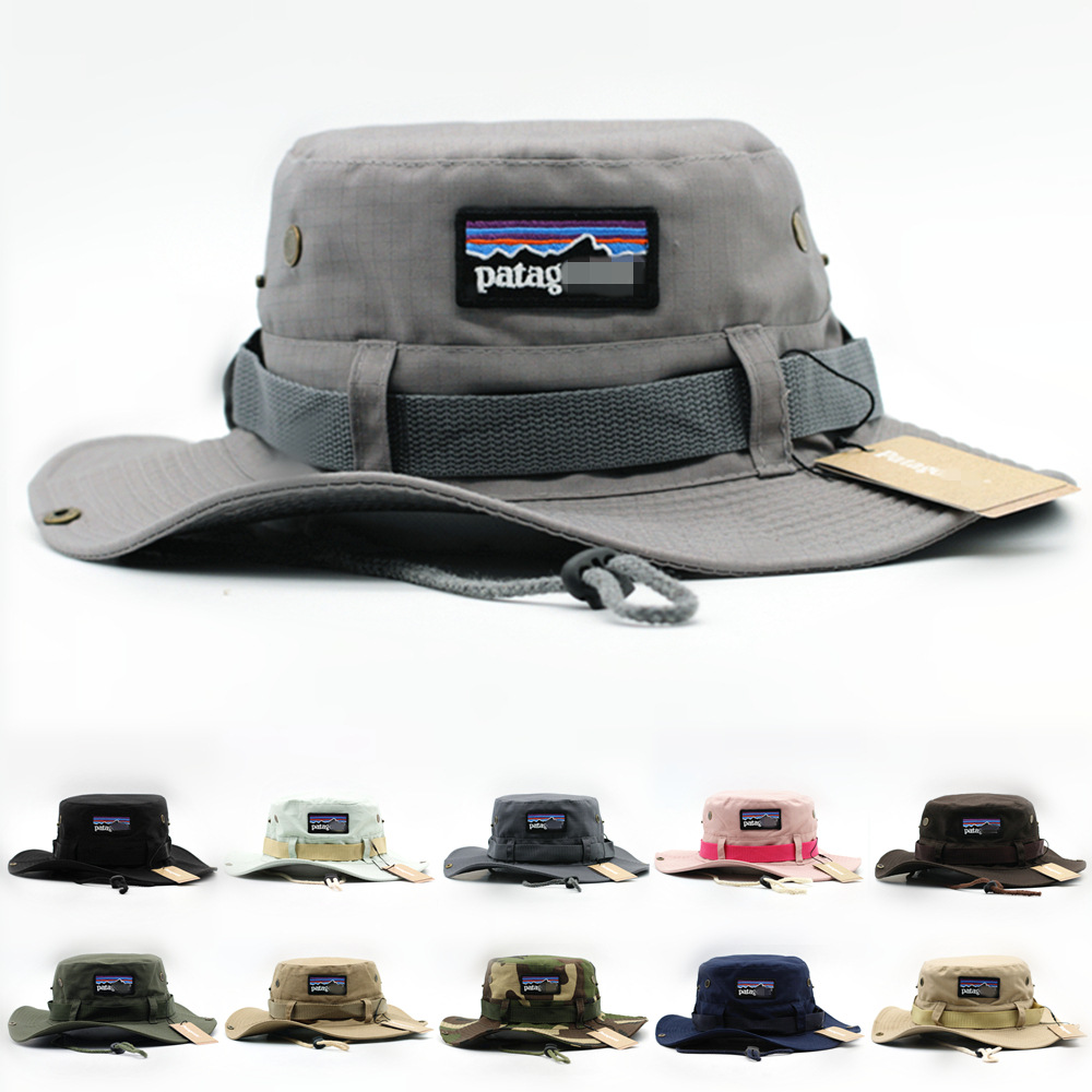 Patagonia Outdoor retro sun hat mountaineering cowboy bucket hat