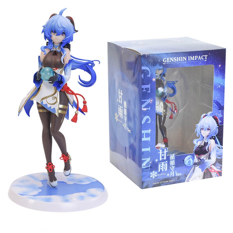 Mô hình nhân vật ganyu 23cm trong game genshin va chạm