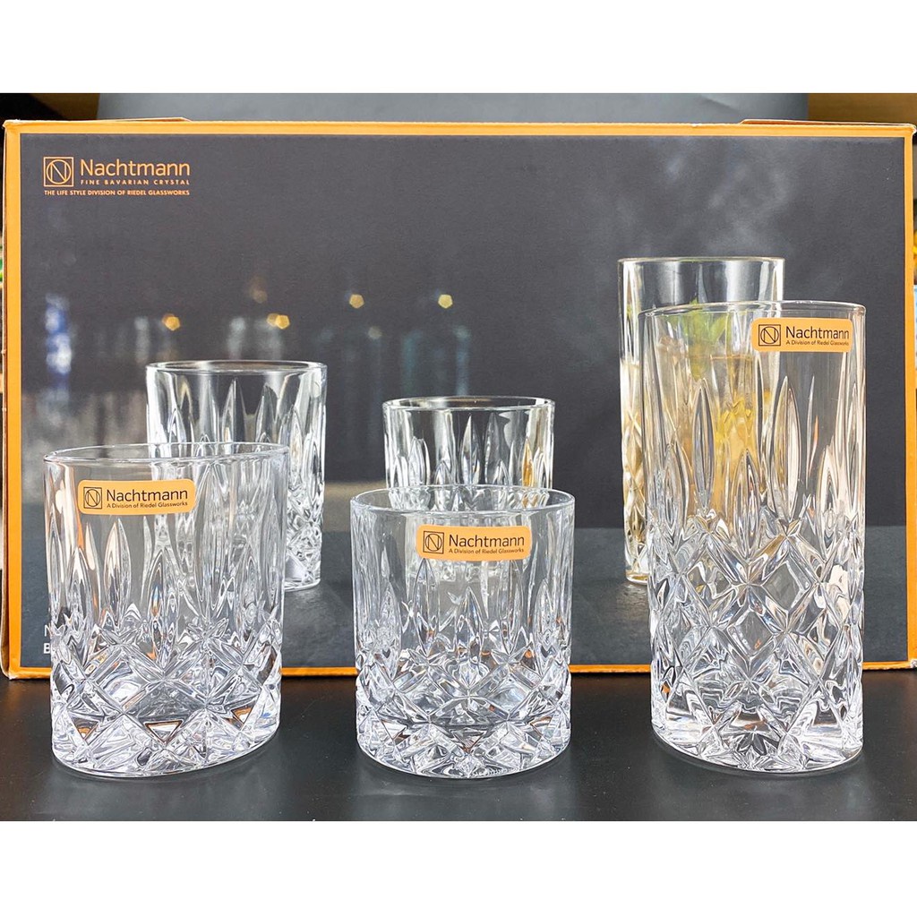 Set 18 Crystal Cup nachtmann noblesse-made in Germany