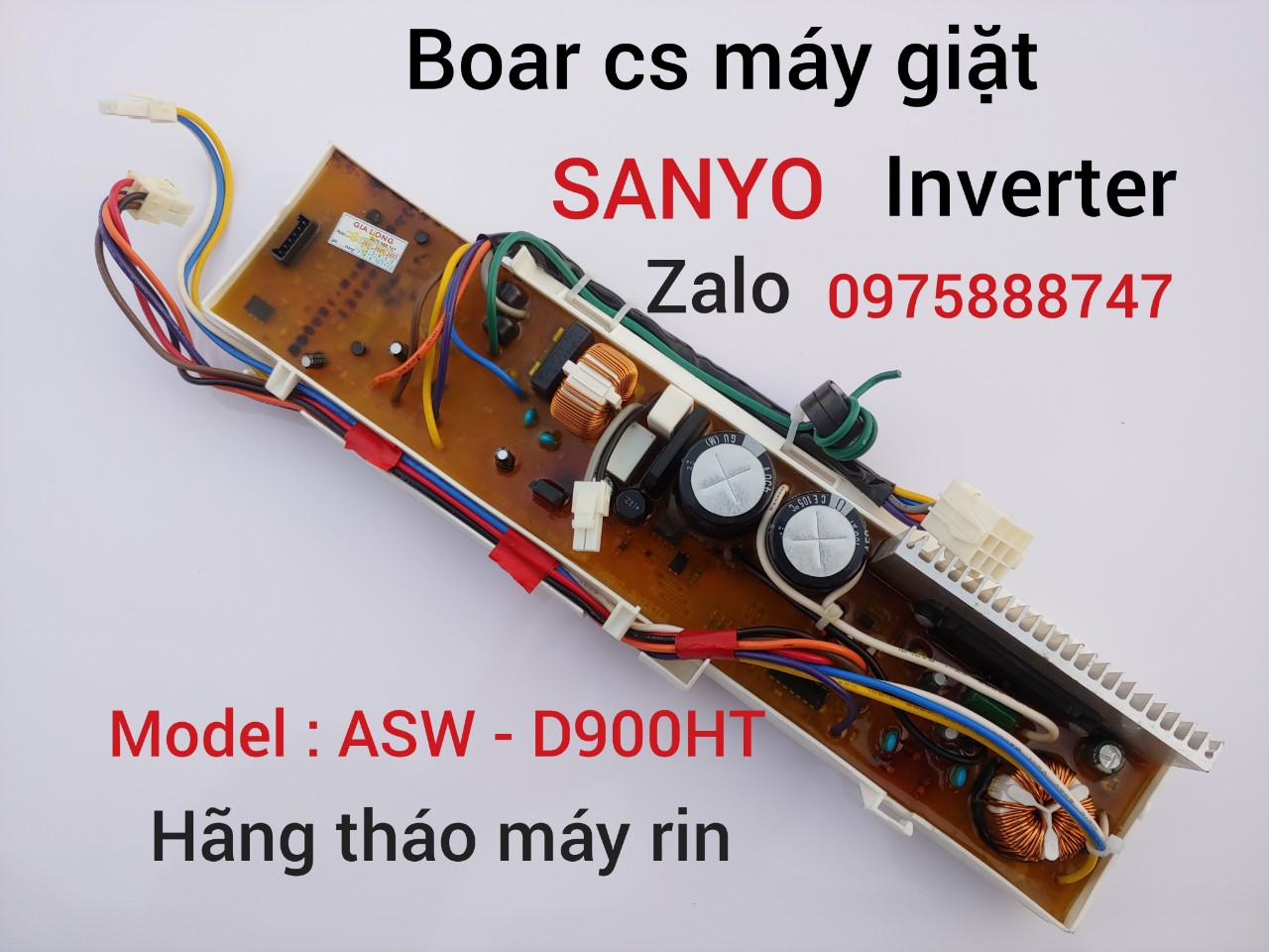 board công suất máy giặt Sanyo ASW - D900HT ( Hàng hãng tháo máy )