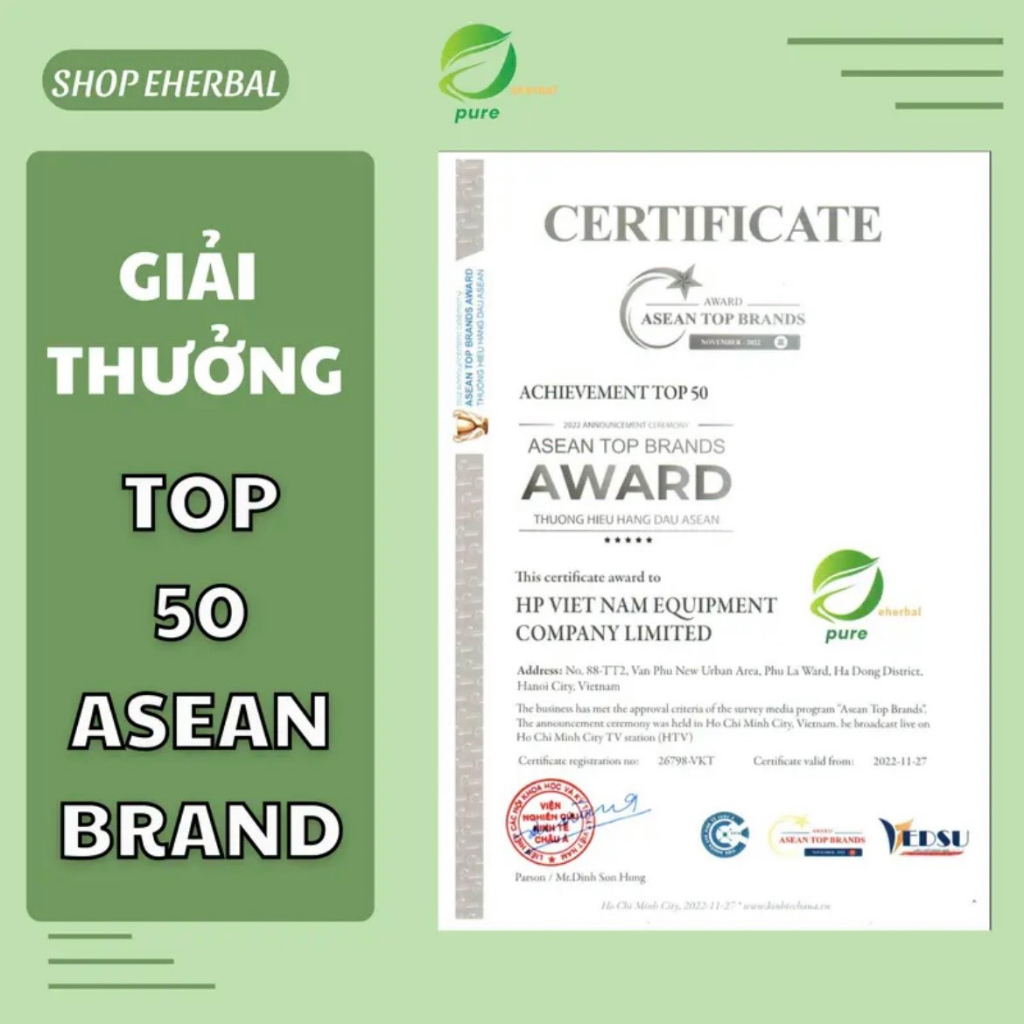 [COMBO 2 HỘP] Detox Bột Rau Má Sấy Thăng Hoa e-Centella Eherbal (15 gói x 2)