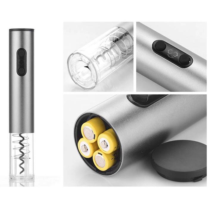 Dụng cụ khui rượu vang tự động sử dụng xạc