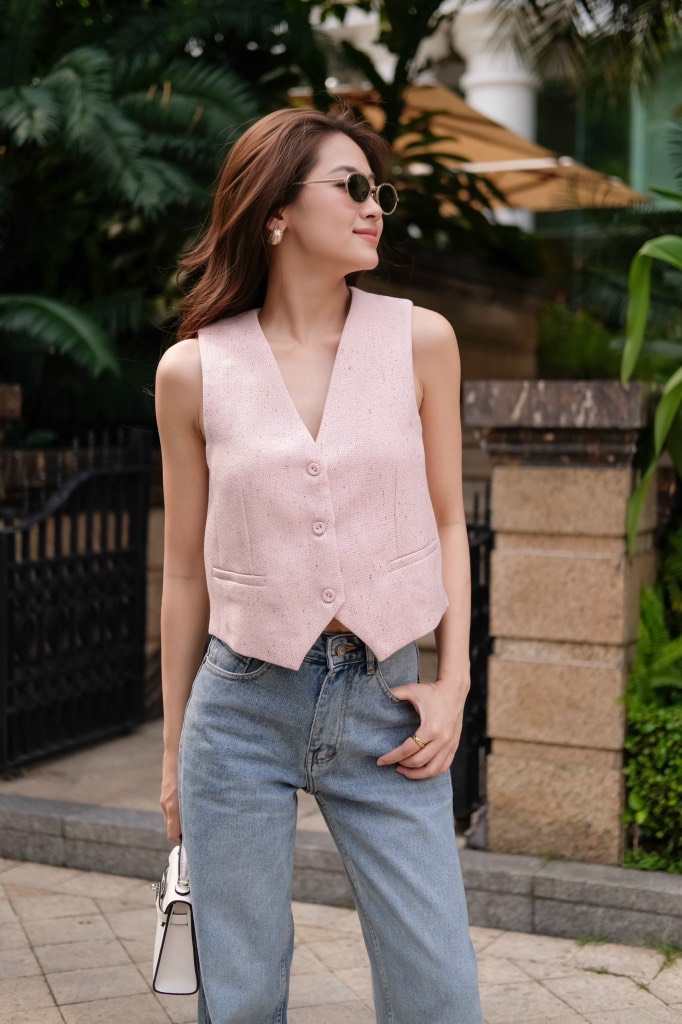 RUBIES áo Gile kiểu nữ Alex Gile