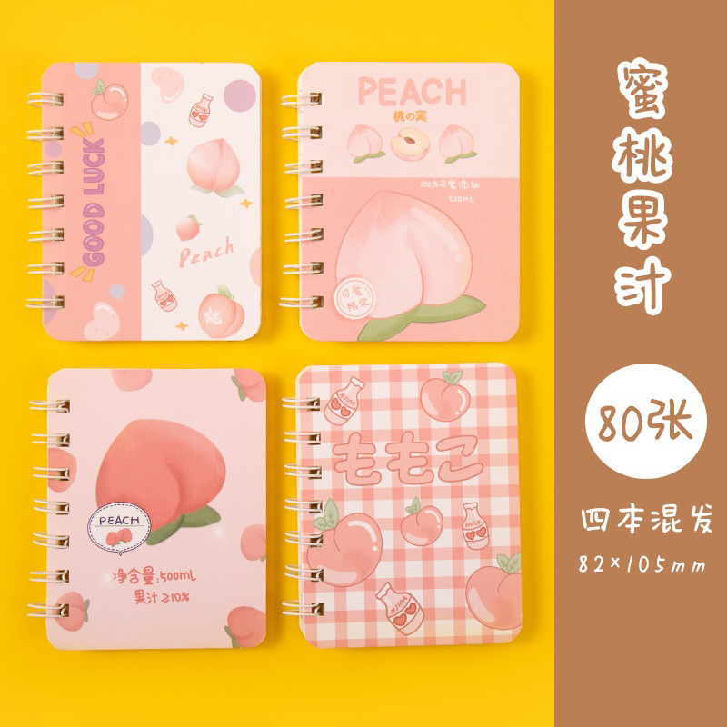 Sổ ghi chép mini bỏ túi - sổ lò xo cầm tay A7 nhiều hình dễ thương