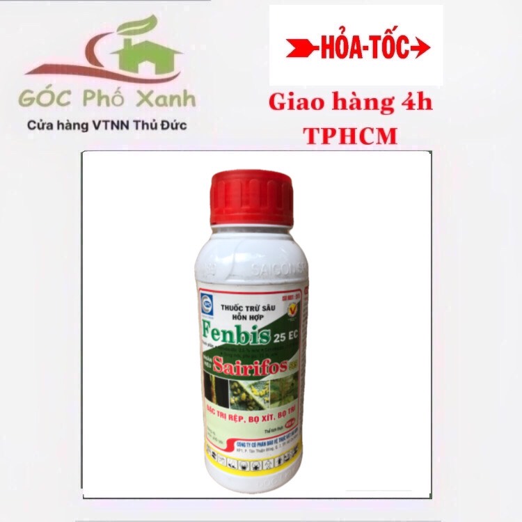 Trừ sâu rầy FENBIS Thay thế Sairifos 585EC chai 450ml