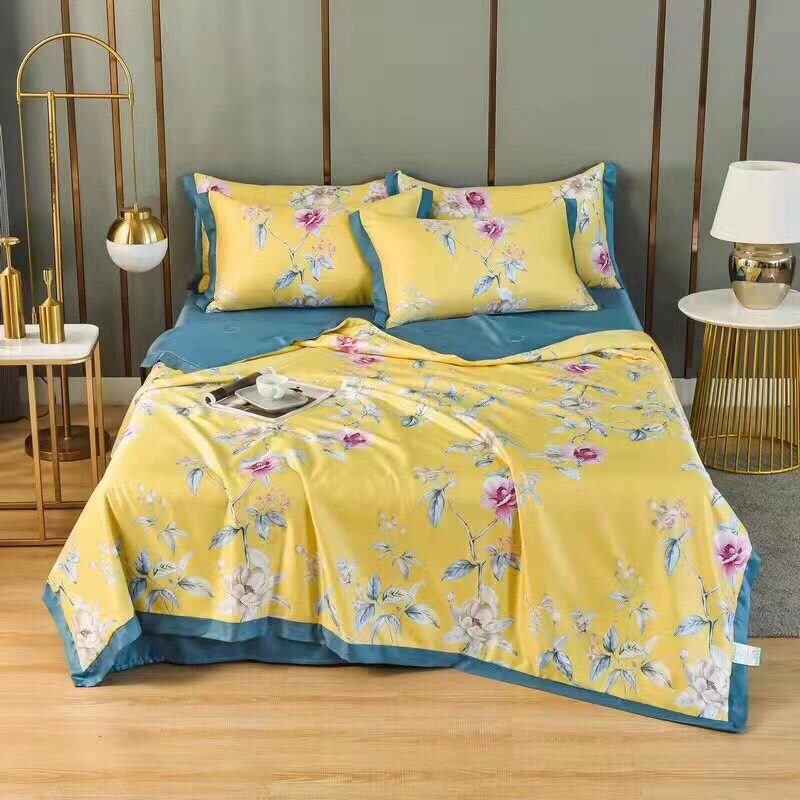 Chăn hè lụa Thái Tencel mát lạnh ( Ảnh chụp thật)