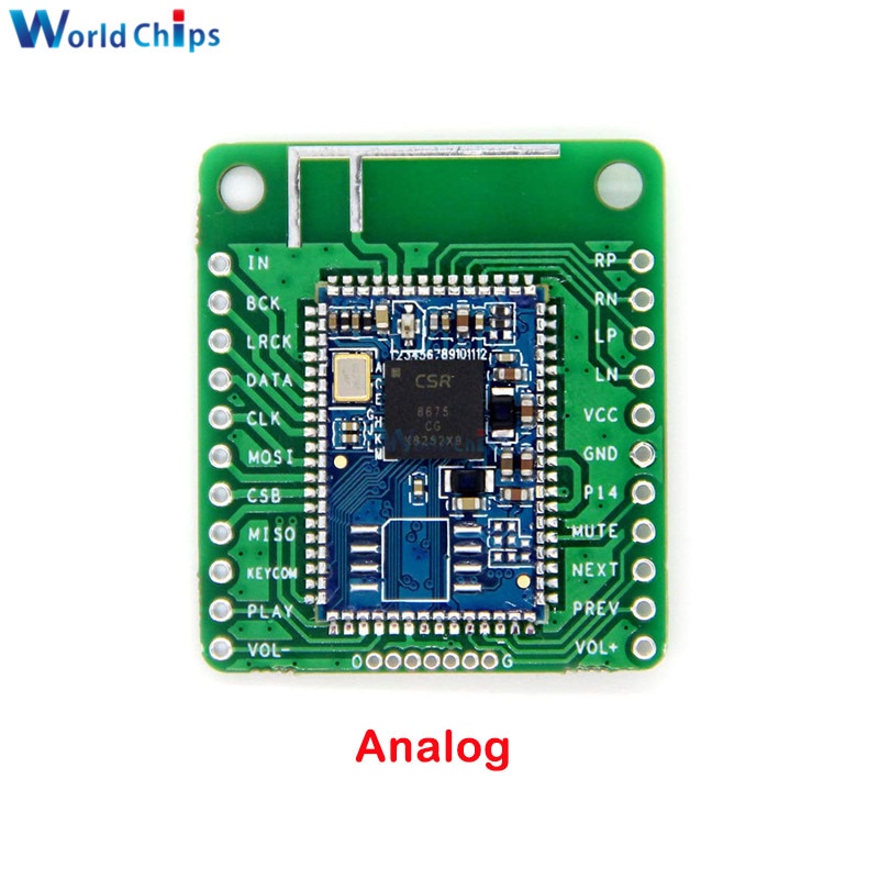 Csr8675 Bluetooth v5.0 điện năng thấp mô đun âm thanh bluetoothe bảng mạch thu APTX-HD lossless nén I2S sợi SPDIF thu khuếch đại