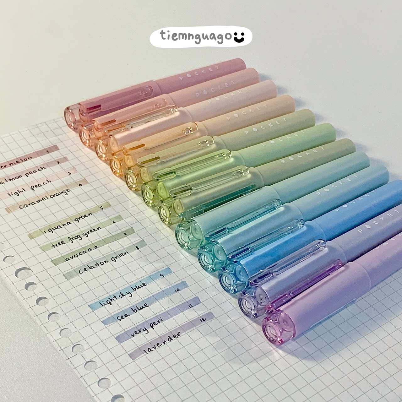 Bút highlight Pastel Pocket - Tiệm Ngựa Gỗ