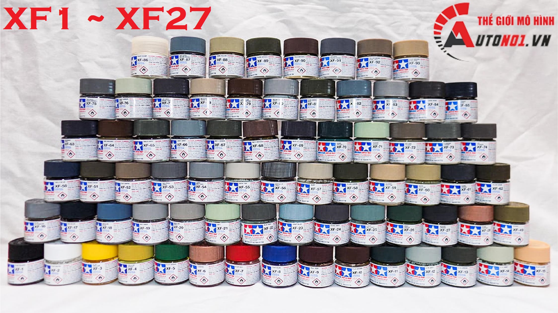 Acrylic ( XF21 ~ XF27  ) sơn mô hình gốc nước 10ML Tamiya