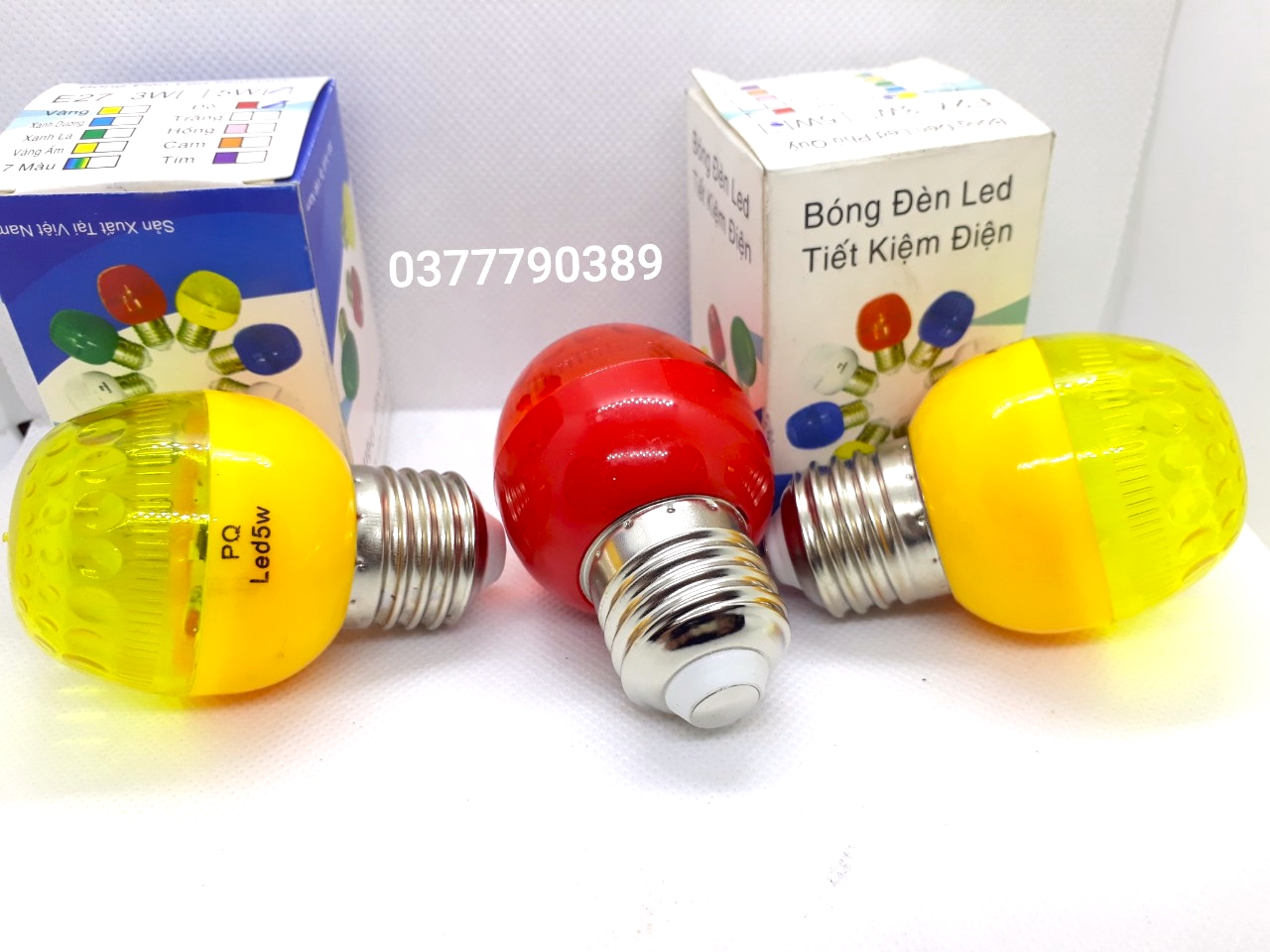 Bóng đèn led bàn thờ đỏ,vàng